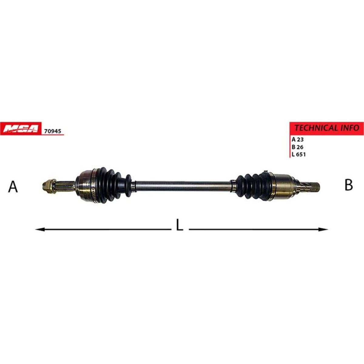 Aks Sol (Renault: Clıo Iıı 1.2Y 16V 05-12 /Renault: Modus 1.2 05-12)