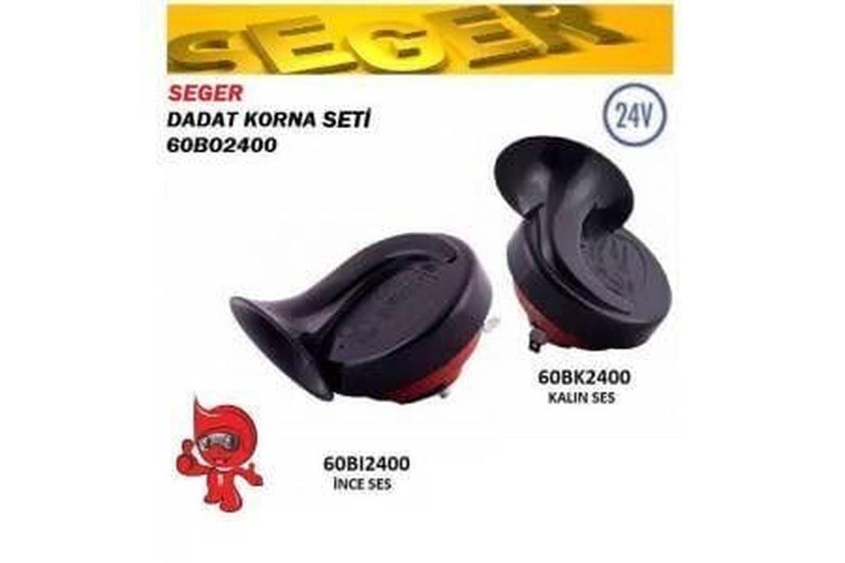 Seger 24V Çiftli Mako Tip Korna - Dadat Tek Fişli 70010311