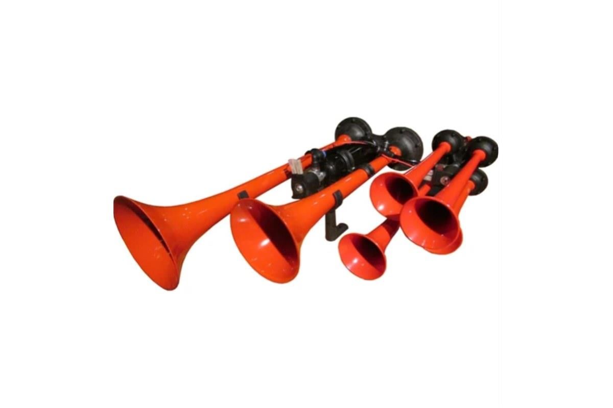 Hido 12V 6 Borulu Çok Sesli Yankılı Korna Hido