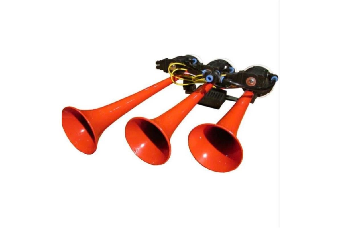 Hido 12V 3 Sesli Boyalı Arap Korna