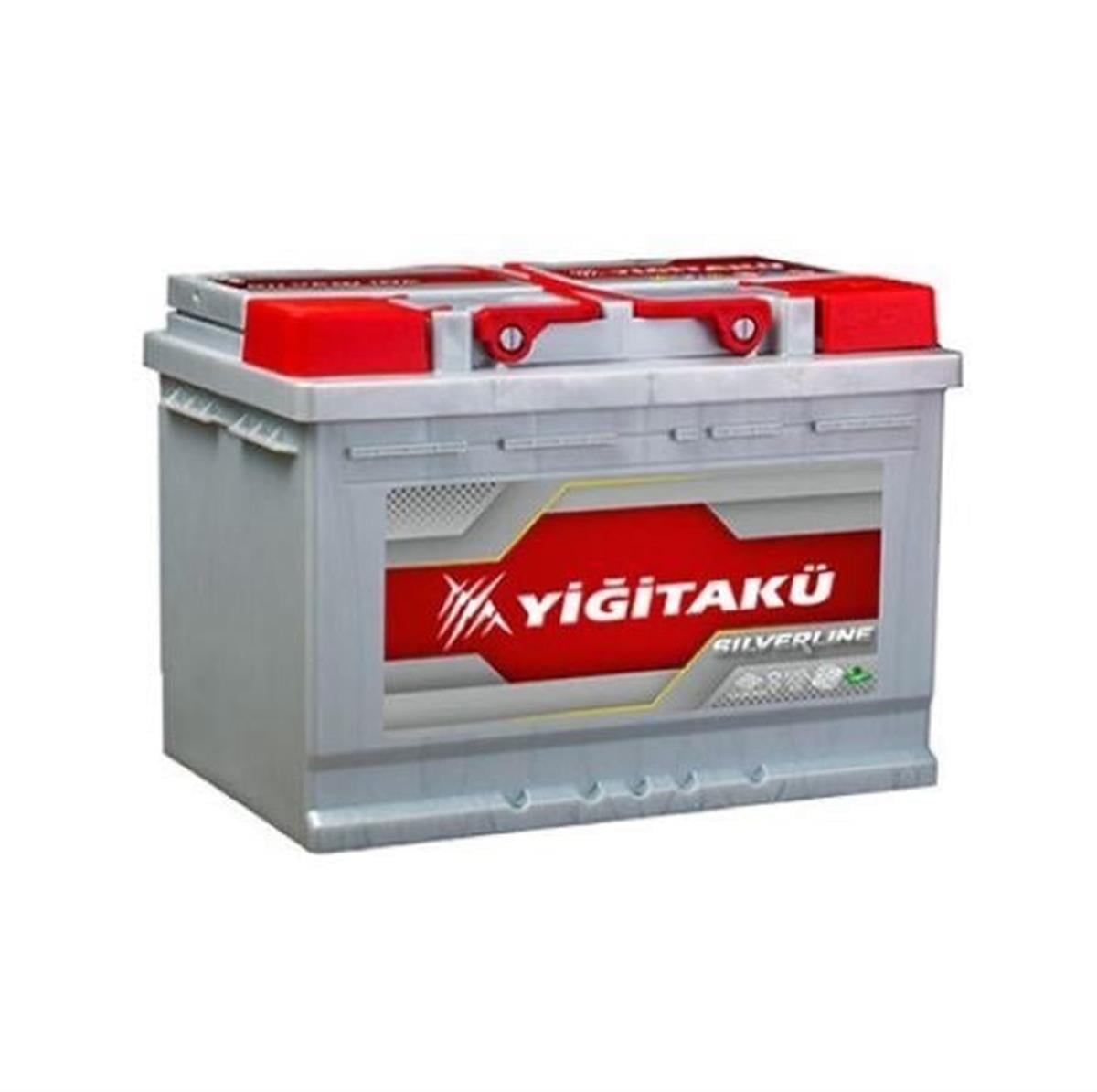 Yiğit Akü 12V 60Ah Ca L2 Düz Mf 540A (242X175x190)