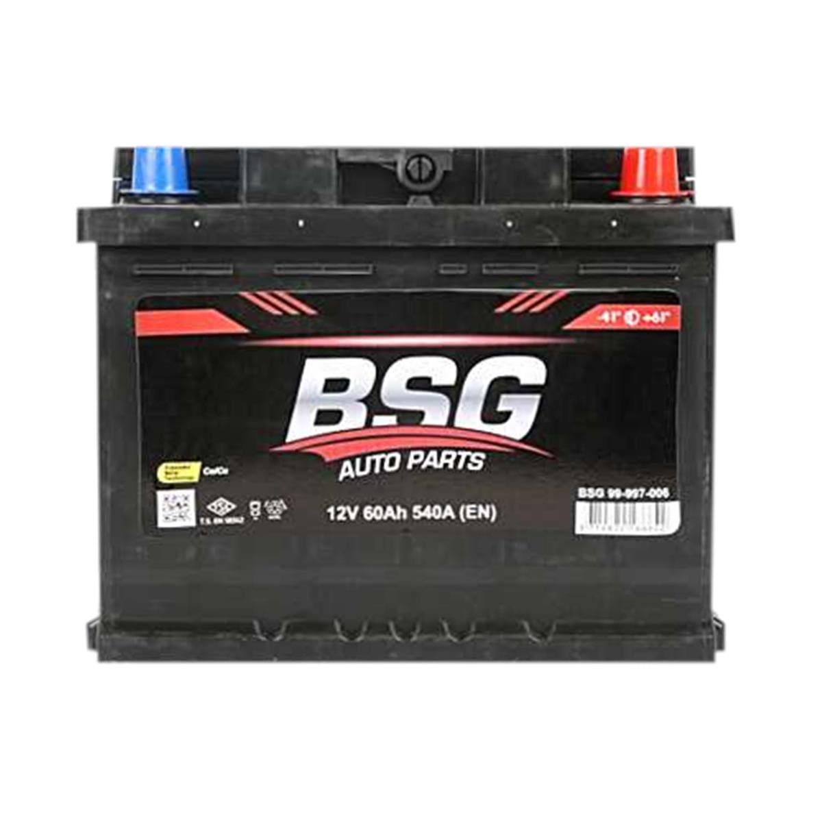 Akü ( 12V 60Ah L2 Düz Smf Exmet Ind Sulu ) 242X175x190 (540) Normal Tip