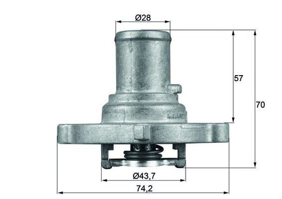 Fiat Albea Termostat 87 C 1.2-1.4 MAHLE