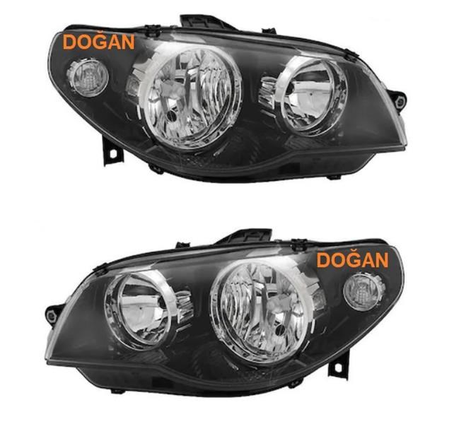 Fiat Albea Ön Far Sağ Siyah DOGAN-