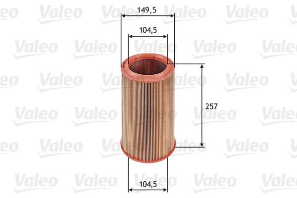 Alfa Romeo 156 Hava Filtresi 1.6-1.8-1.9JTD-2.0-3.2 VALEO