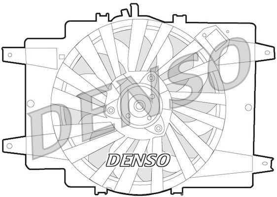 Alfa Romeo 147 Radyatör Fanı DENSO