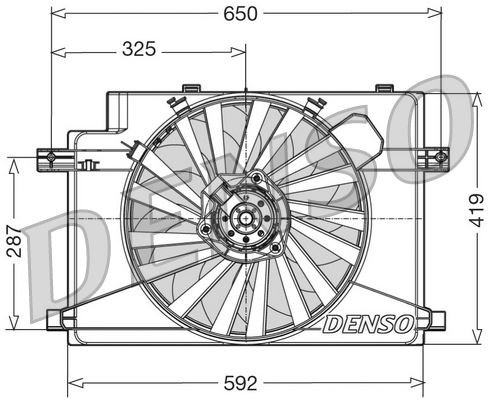 Alfa Romeo 145 / 146 Radyatör Fanı DENSO