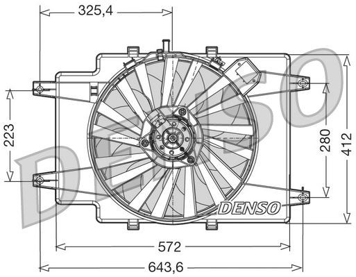 Alfa Romeo 145 / 146 Radyatör Fanı DENSO