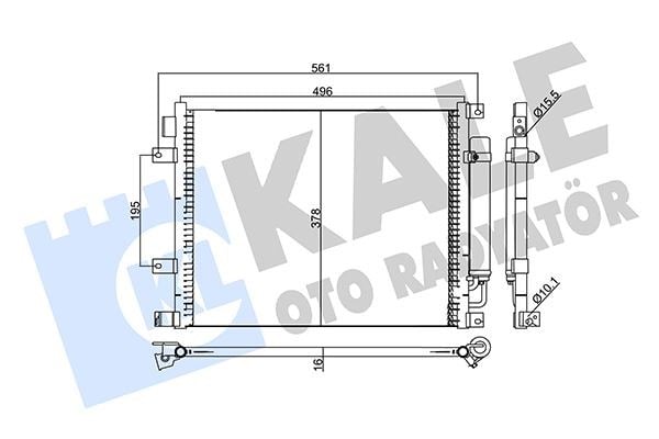 Nissan Almera Kondenser KALE-RADYATOR