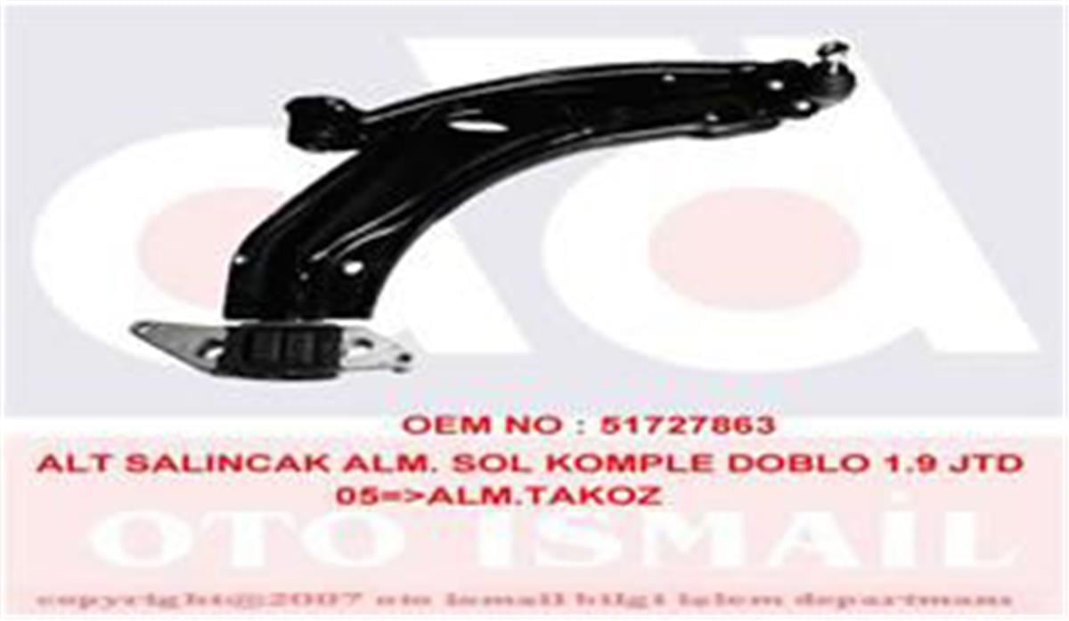 Alt Salıncak Alm. Sol Komple Doblo 1.9 Jtd 05 Alm.Takoz