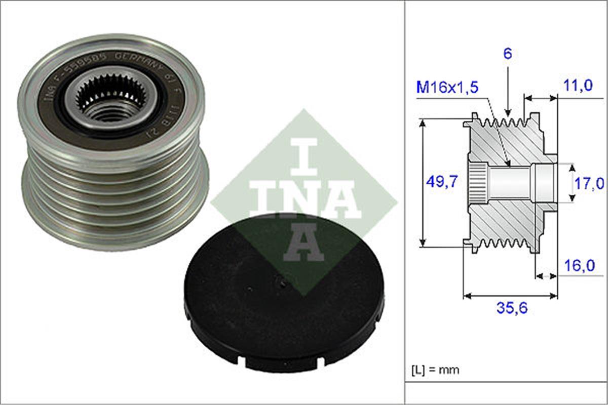 Alternatör Kasnağı Mercedes C200-C220-C270-Clk 270-E200-E220-E270-E320-S320-Ml27