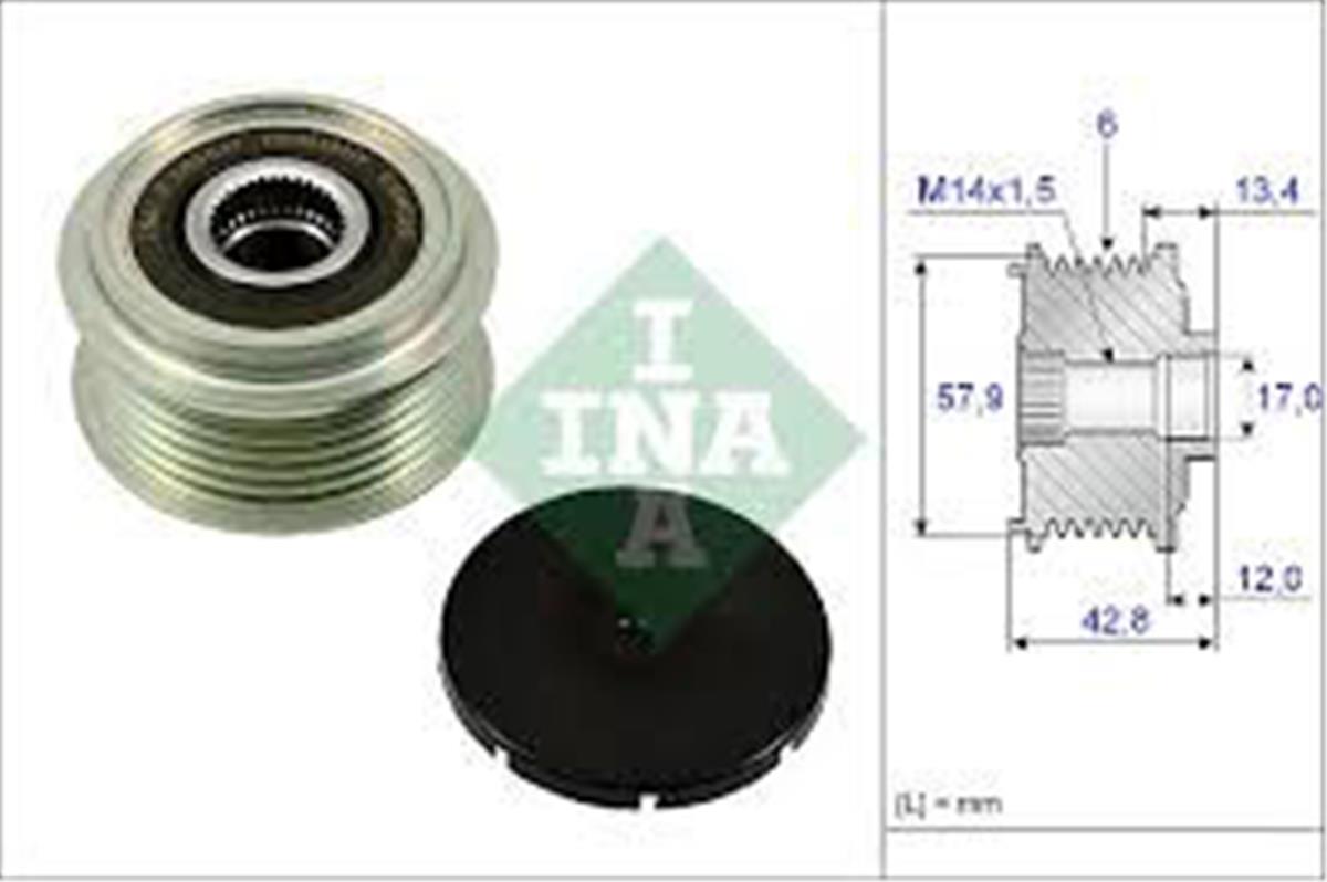 Alternatör Kasnağı Rulmanlı Toyota Urban Cruıser-Verso S 1.4D-4D 10-16 Subaru Tr