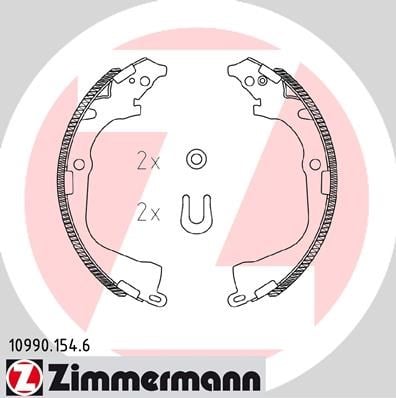 Volkswagen Amarok Arka Pabuç Balata 295x55 ZIMMERMANN
