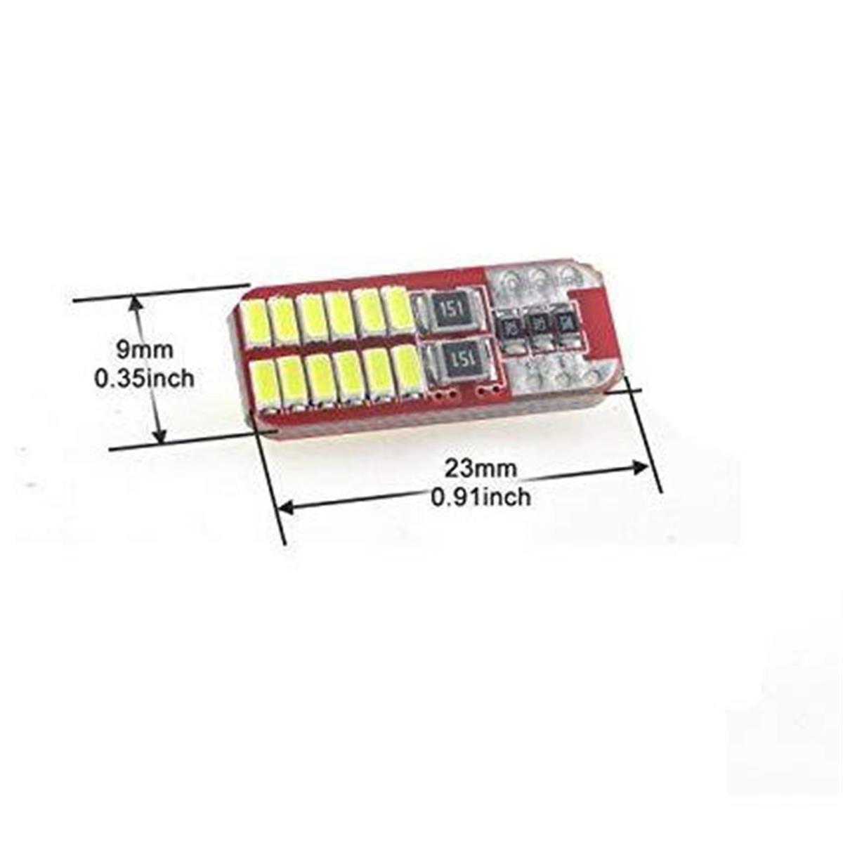 Ampul Dipsiz Park Ledi 12V Beyaz Canbuslu 24 Ledli