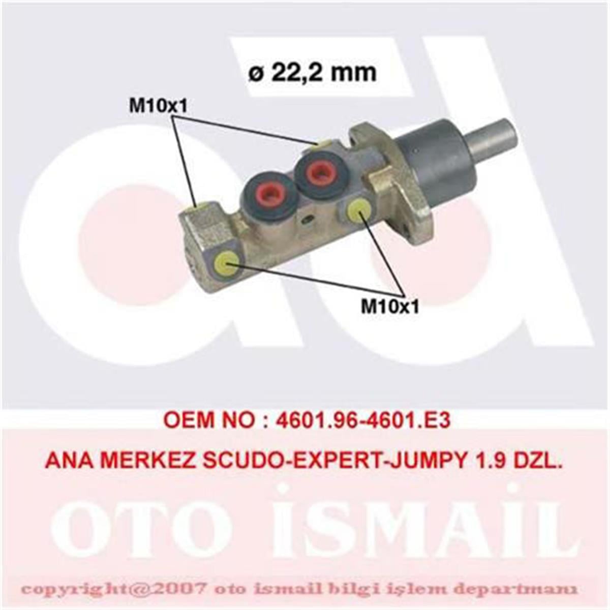 Ana Merkez Scudo-Expert-Jumpy 1.6-1.9D-1.9Td 96 22.2 Mm