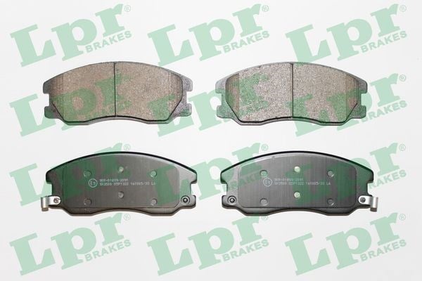 Opel Antara 2.4-3.2 V6-2.0 CDTI 05/06> Chevrolet Captiva 06.06> Ön Balata LPR