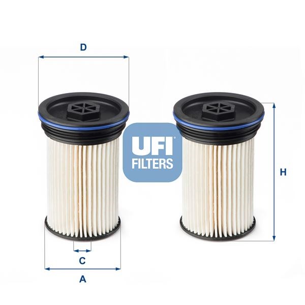 Opel Antara Mazot Filtresi Uzun Tip UFI