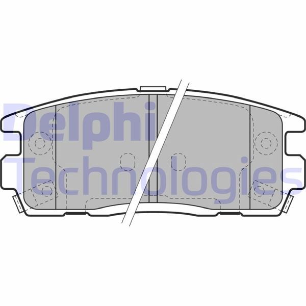 Opel Antara Chevrolet Captiva Arka Balata DELPHI