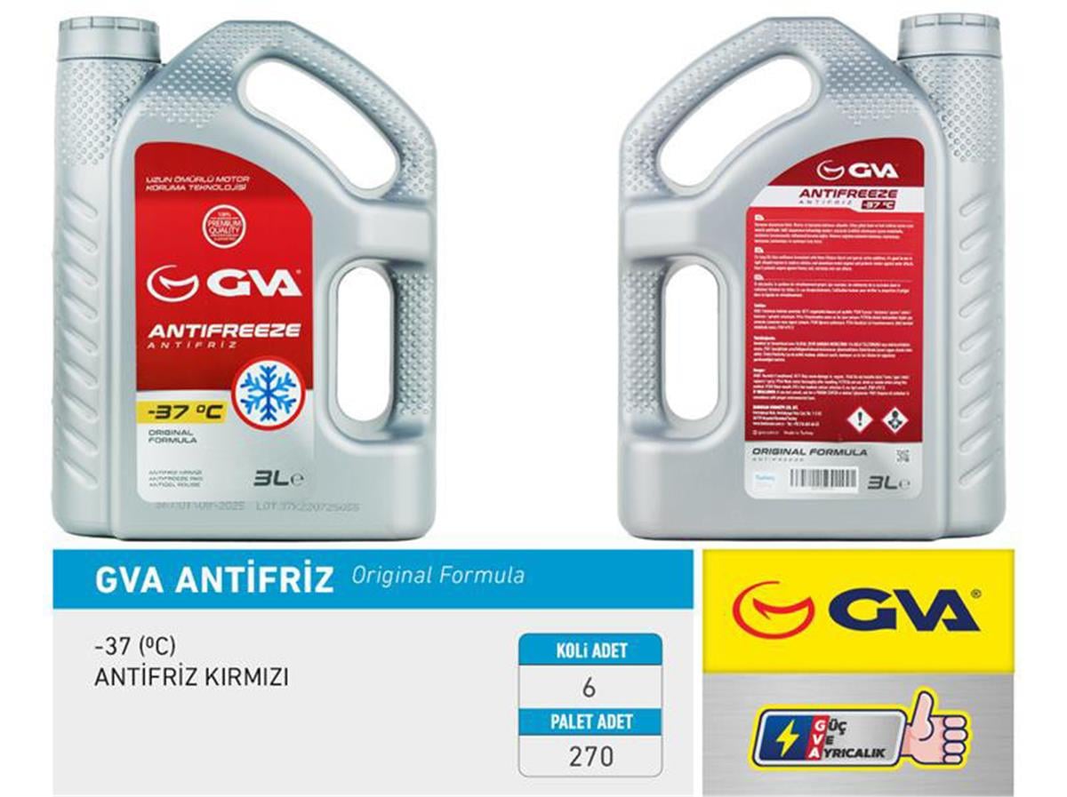 Antıfırız Organık Kırmızı    -37C             3Lt