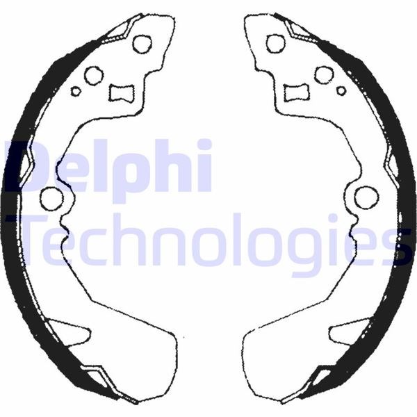 Daihatsu Applause Charade Subaru Justy Suzuki Baleno Liana Swift Arka Fren... DELPHI