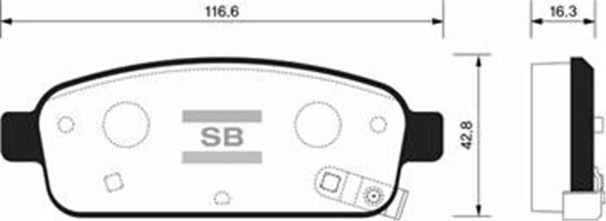 Arka Balata Astra J 1.3Cdtı-1.4-1.6-1.7Cdtı-2.0Cdtı 10 Zafıra 1.4-1.8-2.0Cdtı 11