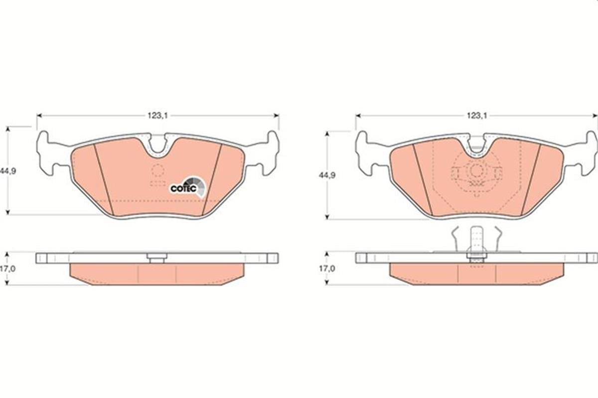 Arka Balata Bmw E36 316-318-320-323-325-328-Z3-E32-E34- E36 M3- E34 M5