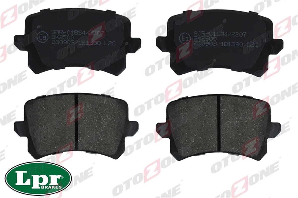 Arka Balata Caddy-Tiguan-Passat-A6-Q3 11 Gdb1763 Wva 24483 105.5X56.4X17 Mm