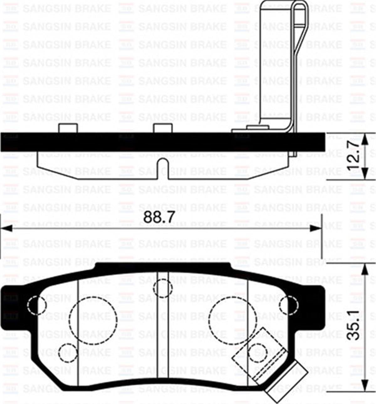 Arka Balata Cıviç  1.6İ 1.6 Vtı 94/00 Honda Jazz 08 Accord Iıı 85-89 Gdb3113 Abs