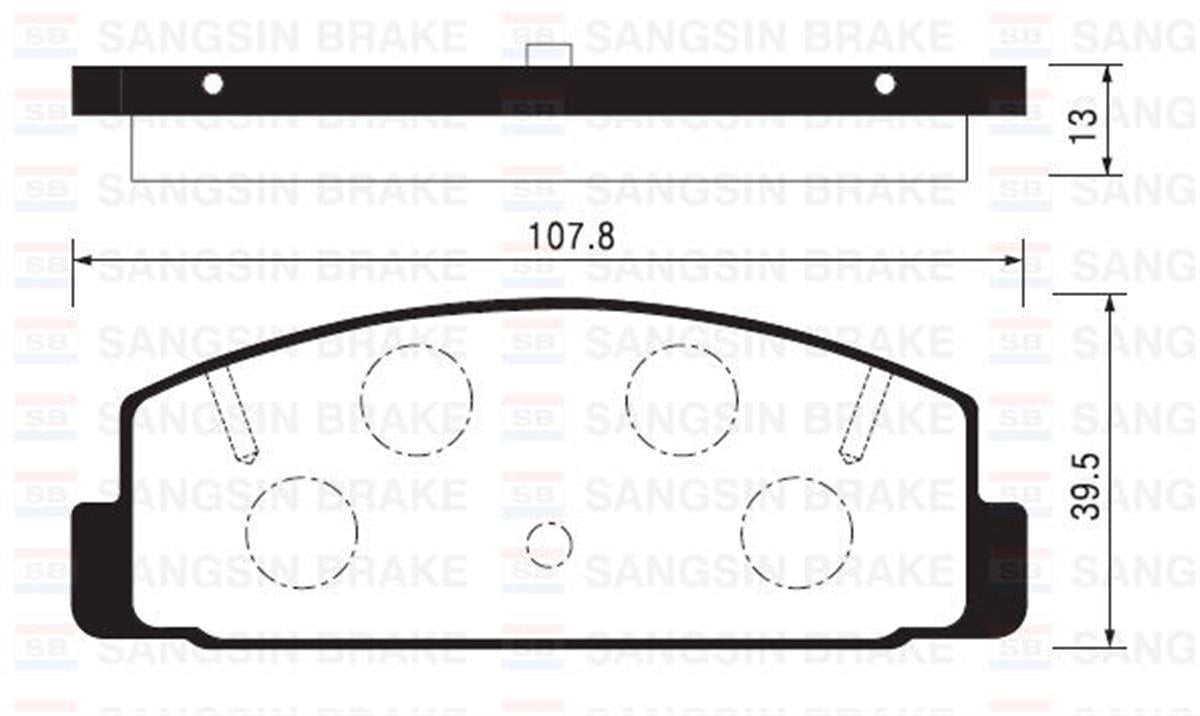 Arka Balata Mazda 323 F Vı-323 S Vı 94-04 626 Iıı 87-92 626 V 2.0 98-02 Gdb3231-