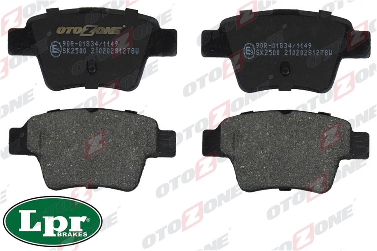 Arka Balata Peugeot 307 00 307 Sw 02 307 Cc 03 207 06 C4 04 08 Küçük Tip Gdb1620