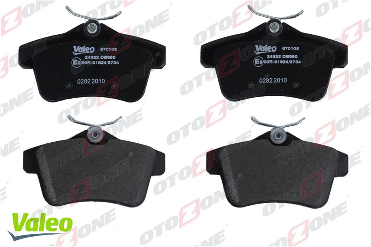 Arka Balata Peugeot 308-1.6Gtı 010 Peugeot 3008 1.6Vtı-1.6Thp-1.6Hdı-2.0Hdı 09 P