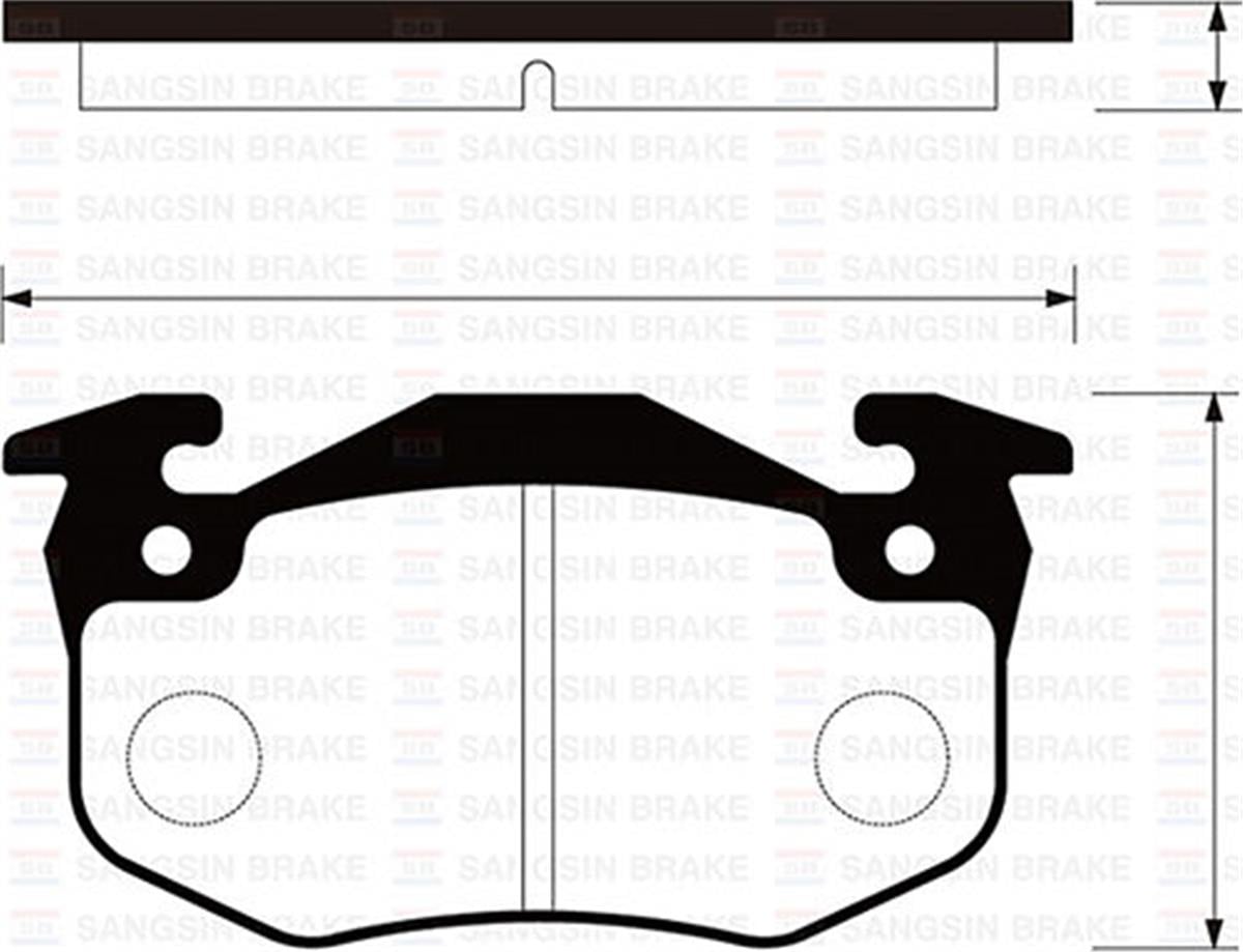 Arka Balata R9-R19-P106 96 Peugeot 206 00 P306 97-01 Megane I-Clio I-Iı-Saxo 96