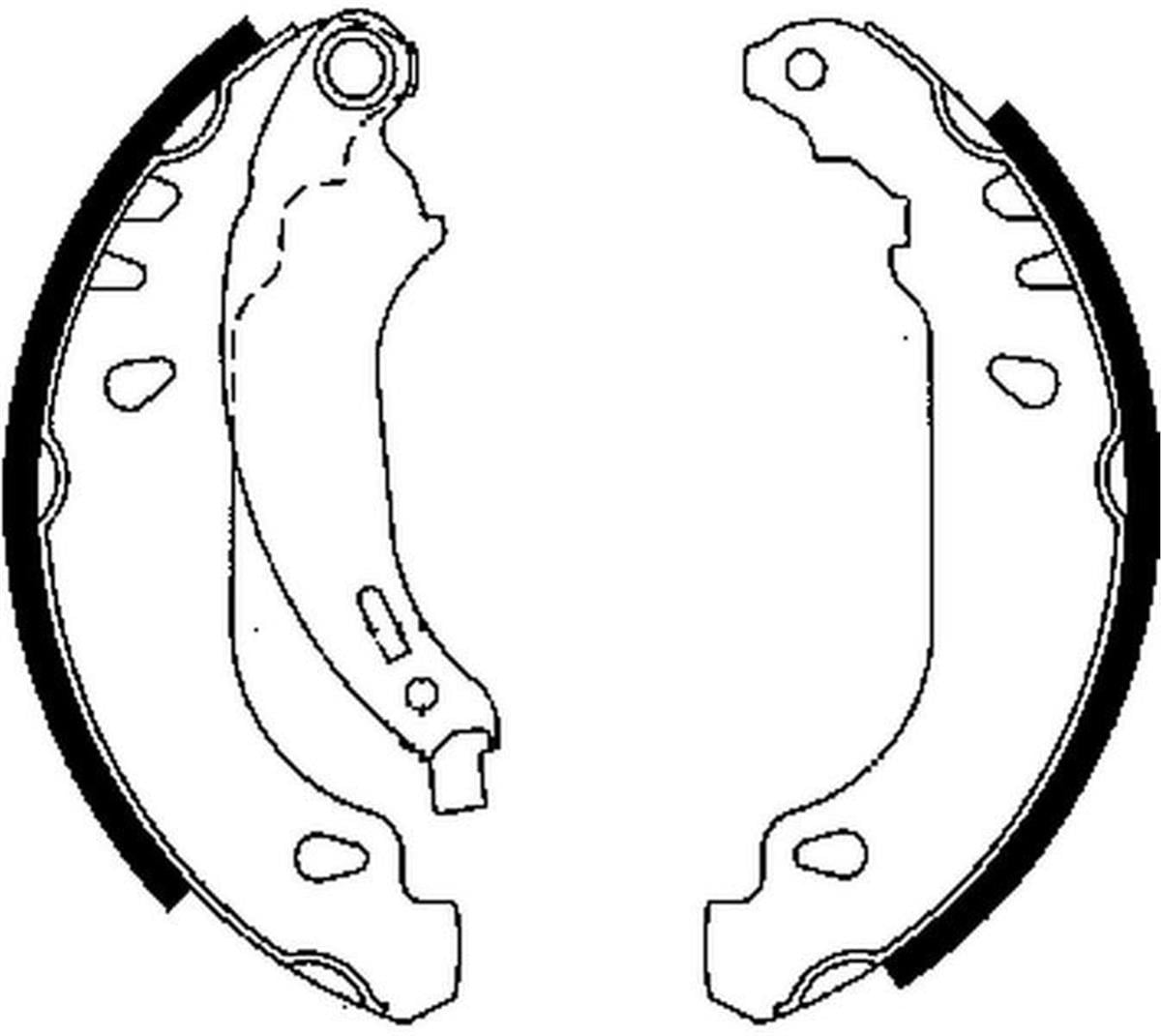 Arka Pabuc Balata Clio 2 1.4-1.5 Dcı (98-05) Symbol 2 08=> Logan (04-11) Sandero