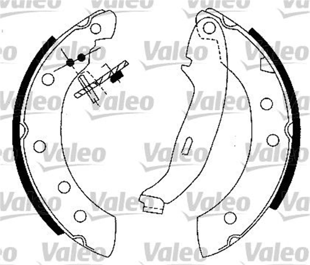 Arka Pabuç Balata P106-P206-P306-Saxo-Clıo Iı-Symbol-Thalıa-Lgn-Twng-Logan 04>Sa