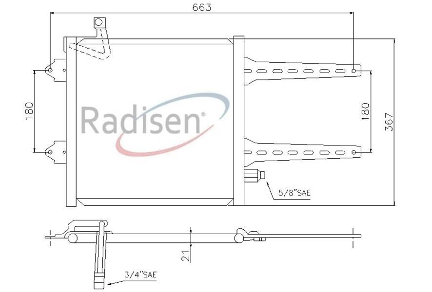 Seat Arosa Klima Radyatörü RADISEN