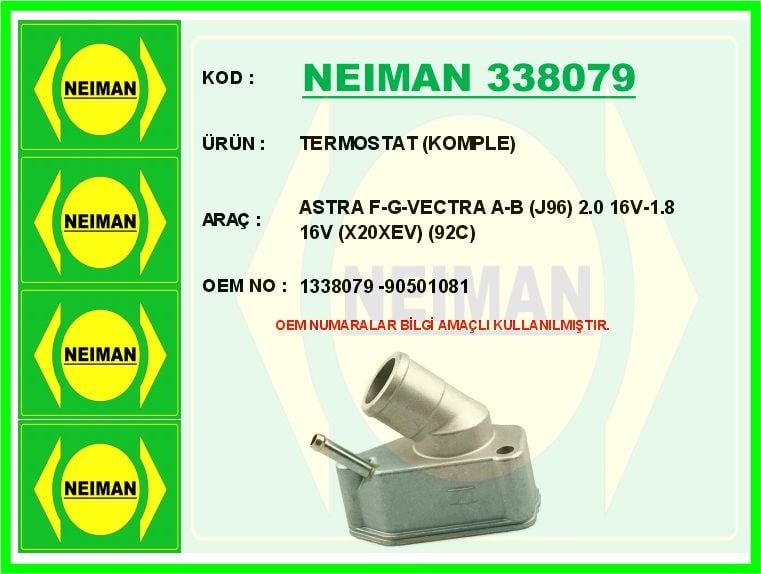 Opel Astra F Termostat Komple 2.0 16V BESCHER