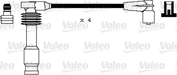 Opel Astra F Corsa Vectra B Tigra Buji Kablosu Takımı 1.4 1.6 16V ECOTECH [94-] VALEO