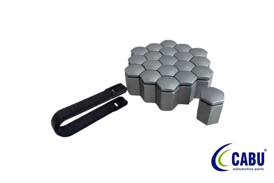 Opel Astra F Bijon Kapağı Metalik Gri 17x32mm (20 Adet) CABU