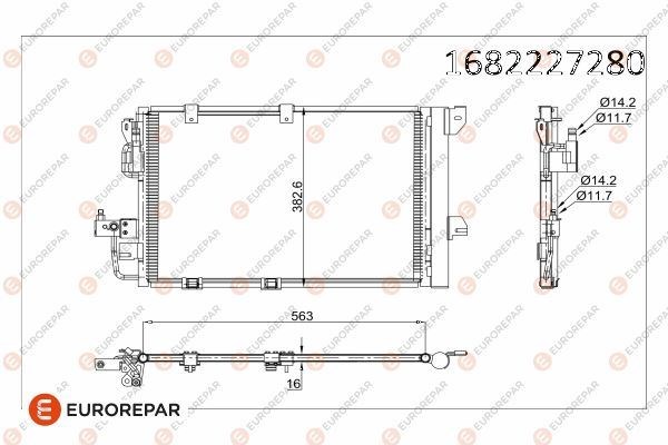 Opel Astra G Klima Radyatörü Kondanseri EUROREPAR