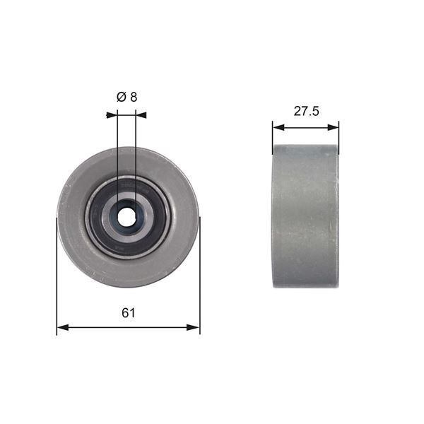 Opel Astra G H J Vectra C Insignia Meriva Zafira Eksantrik Avara Gergi Rulmanı GATES