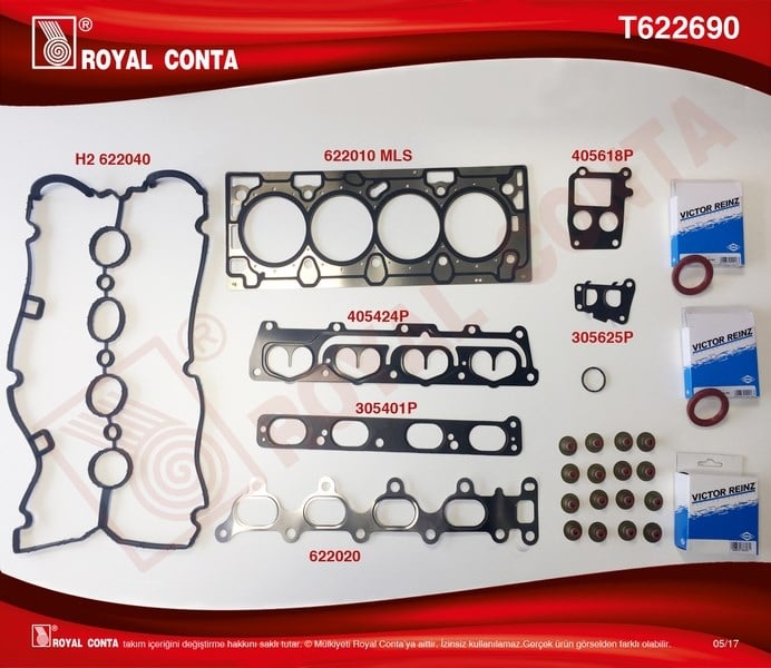 Opel Astra G Üst Takım Contası Keçeli ROYAL