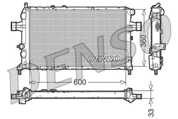 Opel Astra G Motor Su Radyatörü DENSO