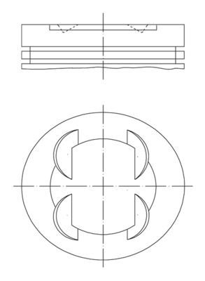 Opel Astra J Corsa D-E Meriva B Adam Aveo Piston Segman STD MAHLE