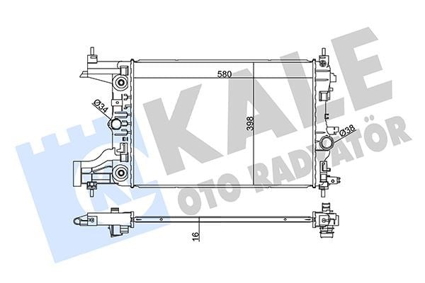 Opel Astra J Radyatör KALE-RADYATOR