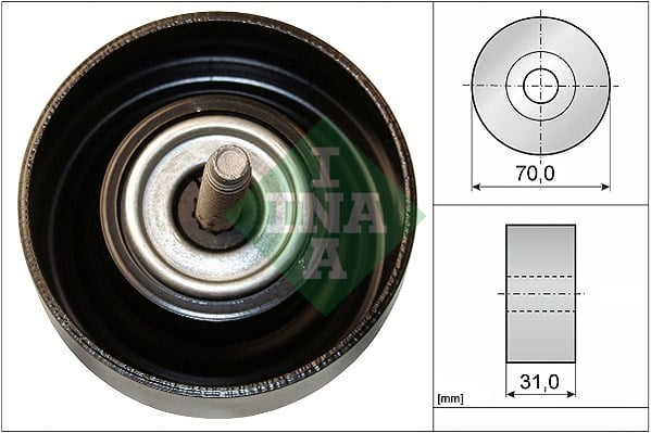 Opel Astra J Alternatör V Kayış Gergi Rulmanı INA