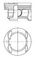 Opel Astra J Corsa D-E Meriva B Adam Aveo 1.4 16V Piston Segman 0.25 73.65mm KOLBEN