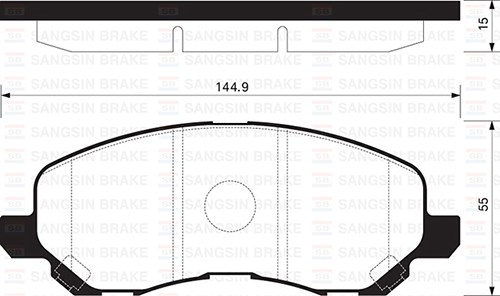 Mitsubishi ASX Ön Fren Balatası SANGSIN
