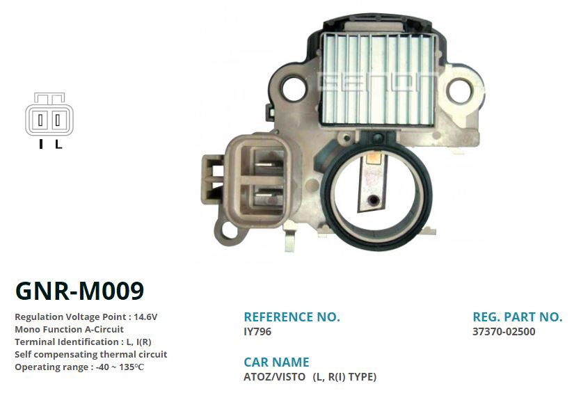 Hyundai Atos Elantra Mitsubishi Colt Galant Alternatör Konjektörü GENON