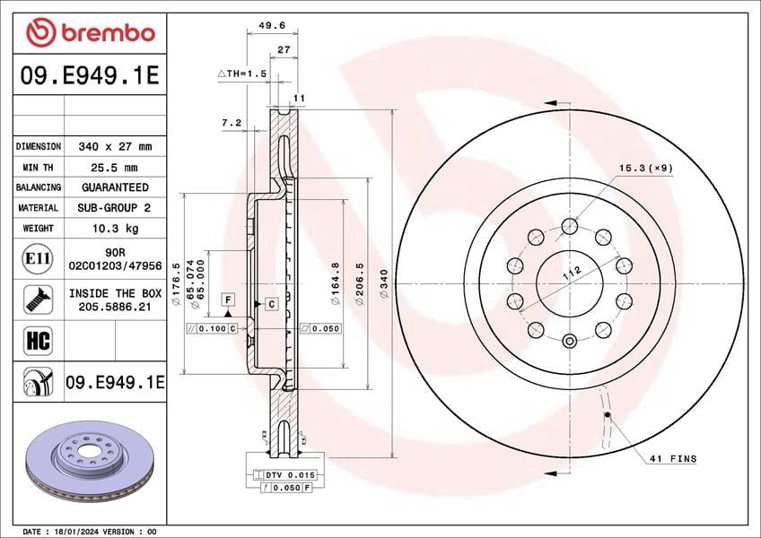 AUDI Q4 E-TRON DİSK PEDİ KİTİ BREMBO