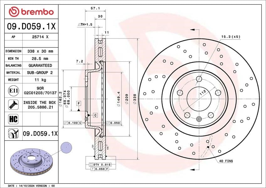 Audi A4 A6 Q5 Fren Diski BREMBO